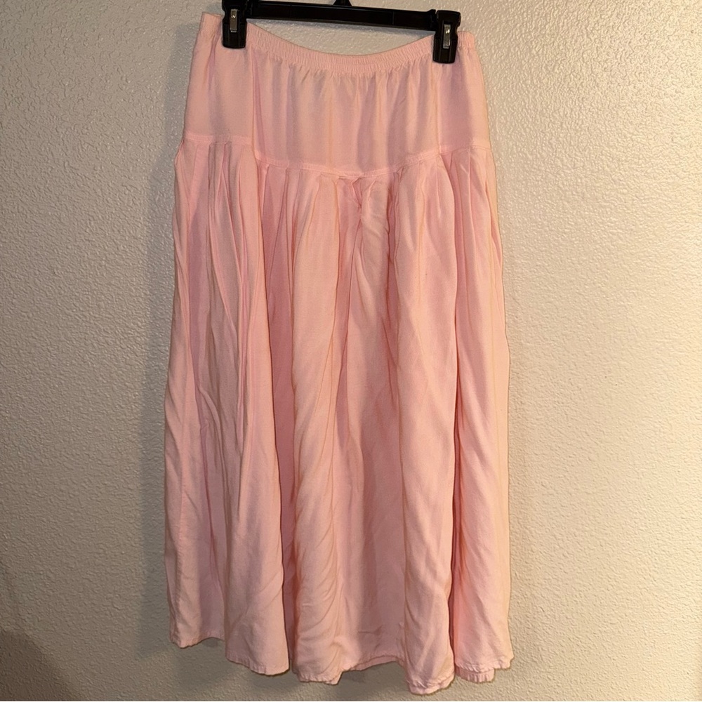 Vintage Western wear Pink Maxi Skirt